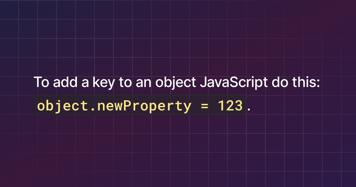 object property assignment in javascript