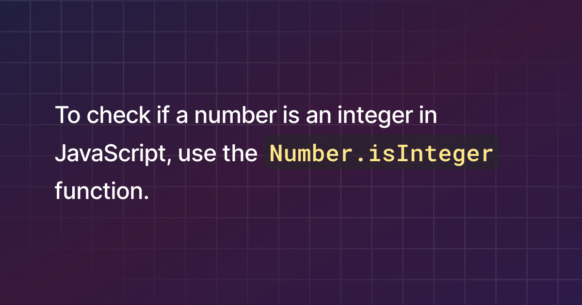 how-to-check-if-a-number-is-an-integer-in-javascript