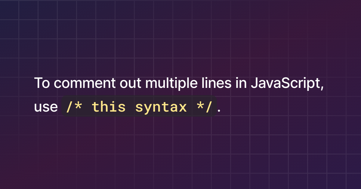 how-to-comment-out-multiple-lines-in-javascript