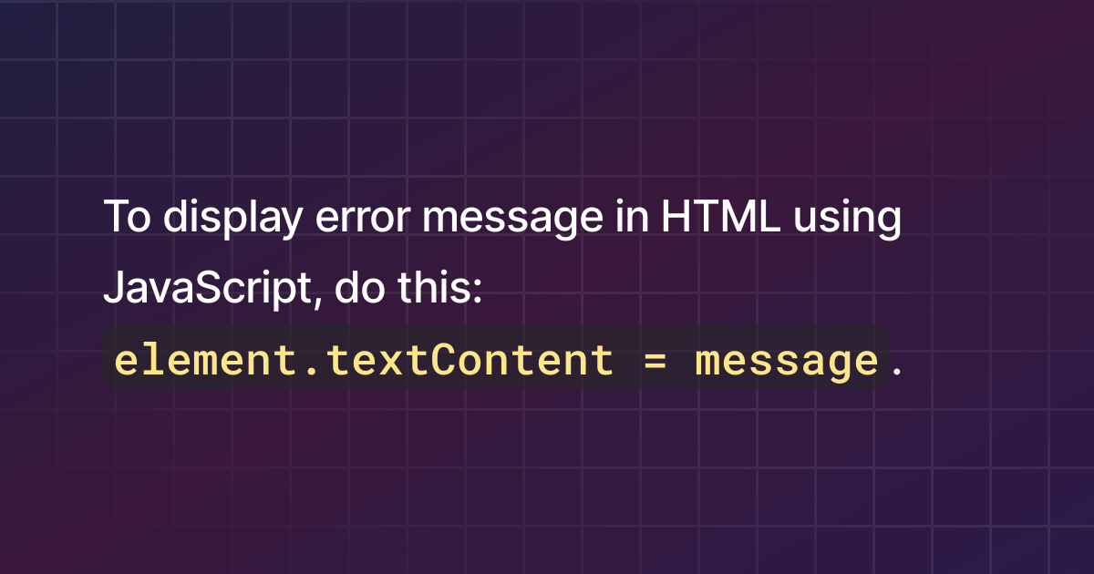 how-to-display-error-message-in-html-using-javascript