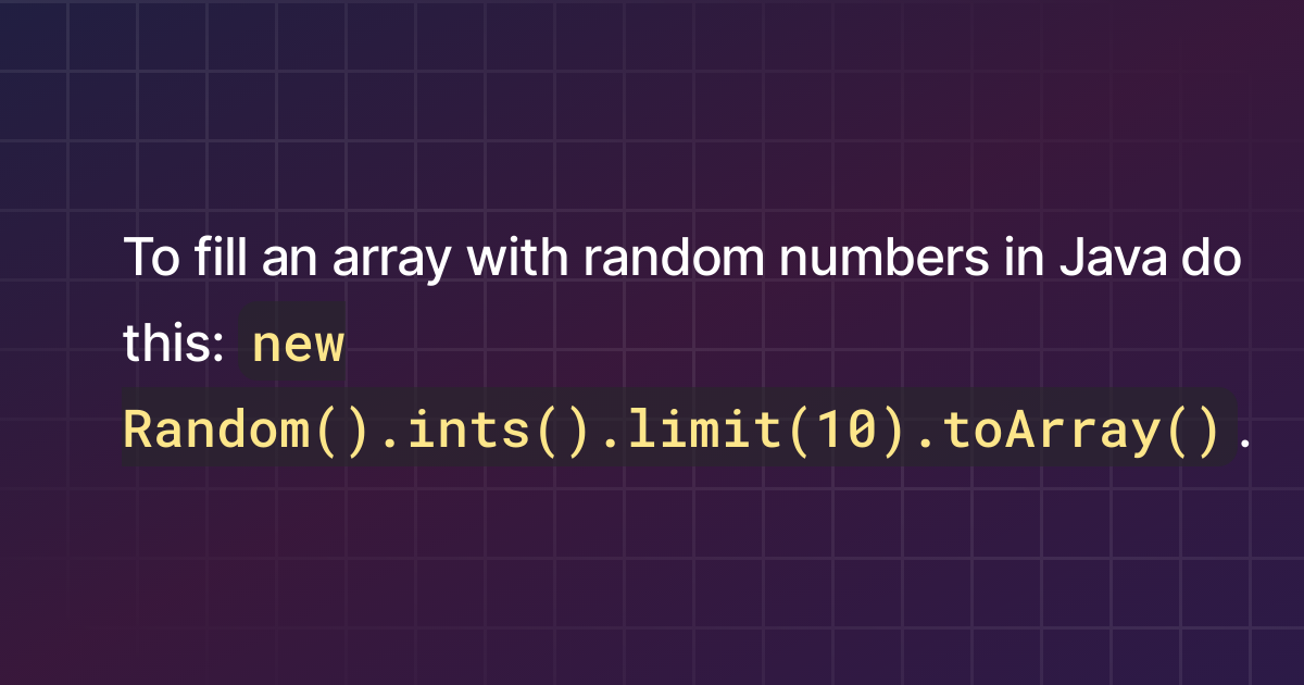 Java Random Element In Array