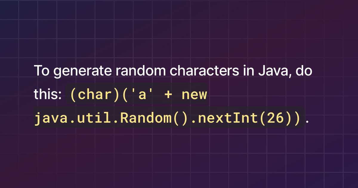 how-to-generate-random-characters-in-java