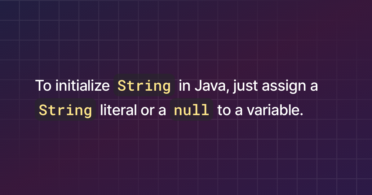 how-to-initialize-a-string-in-java