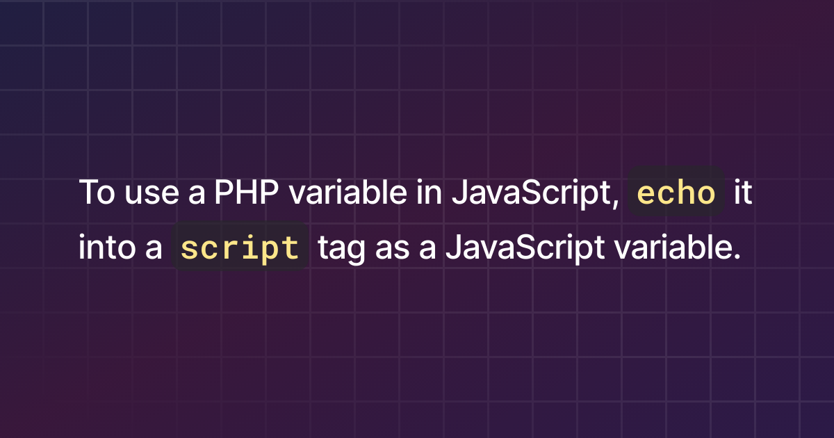 assign javascript variable to php variable in javascript function