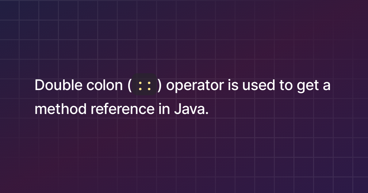 what-does-double-colon-mean-in-java