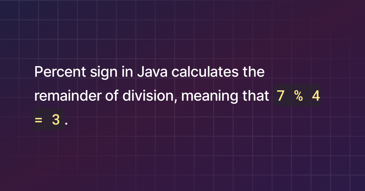 What does sign mean in Java?